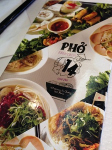 Restaurant pho 14 paris vietnam vietnamien cuisine gastronomie asie tolbiac asie choisy carte